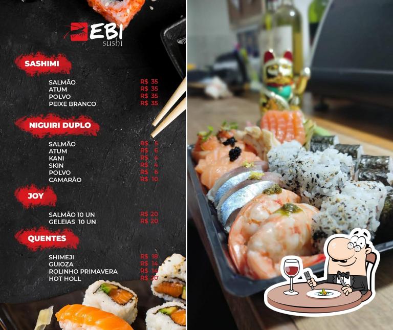 Comida em Ebi Sushi Ilhabela