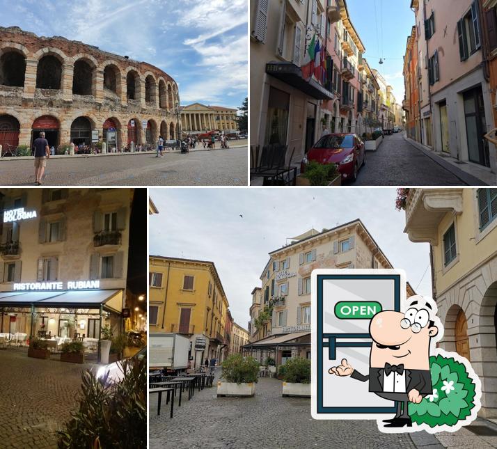 Goditi la vista dagli esterni di Hotel Bologna