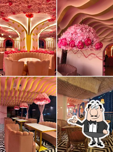 The interior of La Vie En Rose Cafe & Bistro