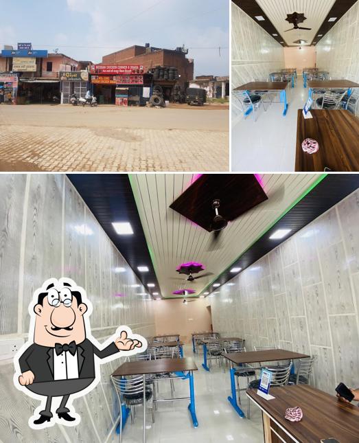 The restaurant's interior and exterior