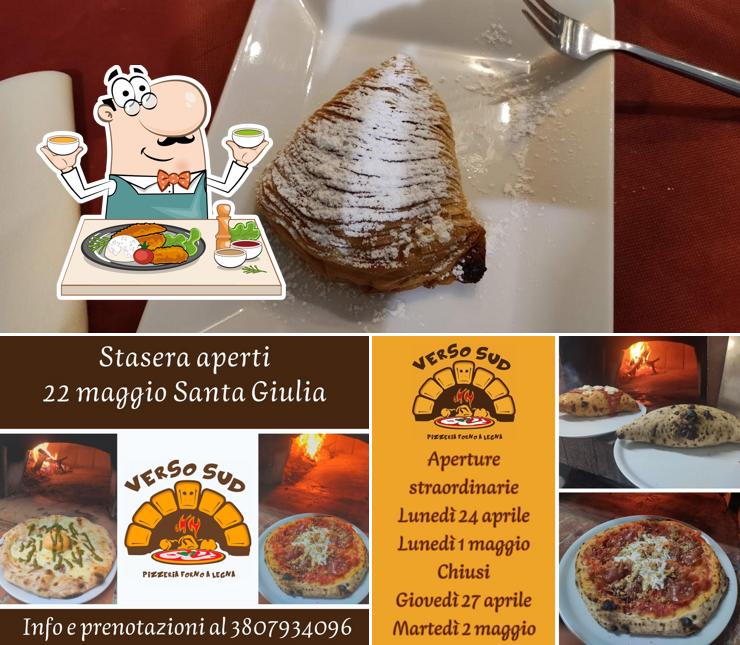 Platti al Pizzeria Verso Sud