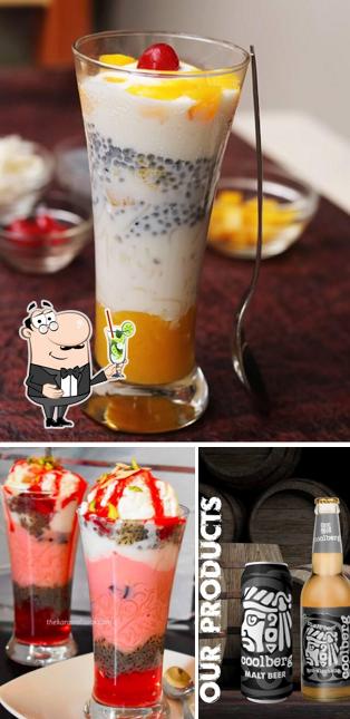 Enjoy a beverage at Sriraj Lassi & Ice Cream
