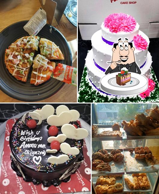 Chocolate cake at The Italian Cake Shop Tuticorin