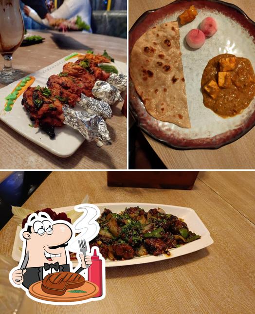 Order meat dishes at The Taste Factory Jalsa
