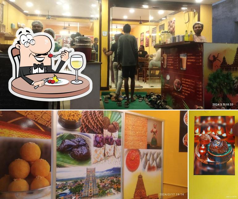 Then suvai karuppati coffee is distinguished by food and interior