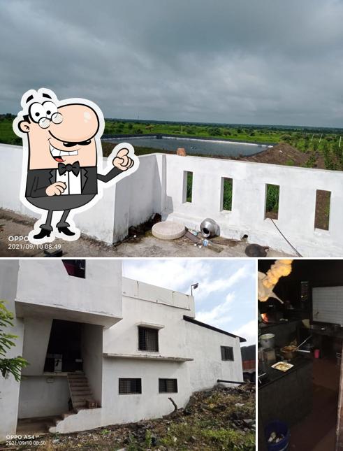 The photo of श्री कोटडी श्याम भीलवाड़ा राजस्थानी होटल हिंगोली’s exterior and food