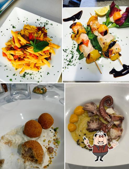 Platti al Ristorante Specialità pesce Ristorante Pesci Vivi