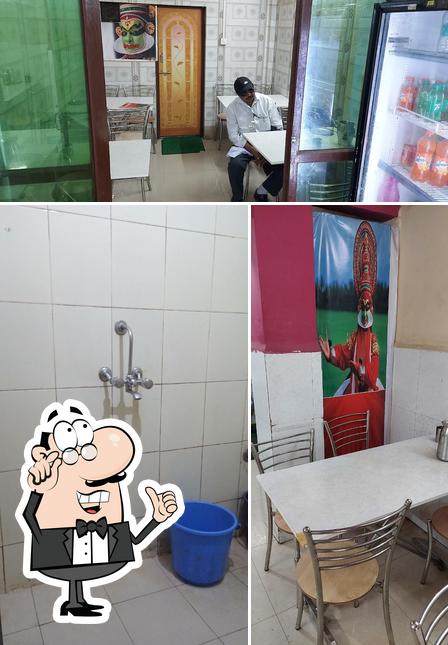 The interior of Shree Krishna Hotel