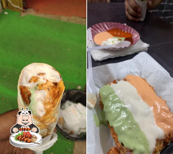 Food at Al Hind Chicken Shawrma Center