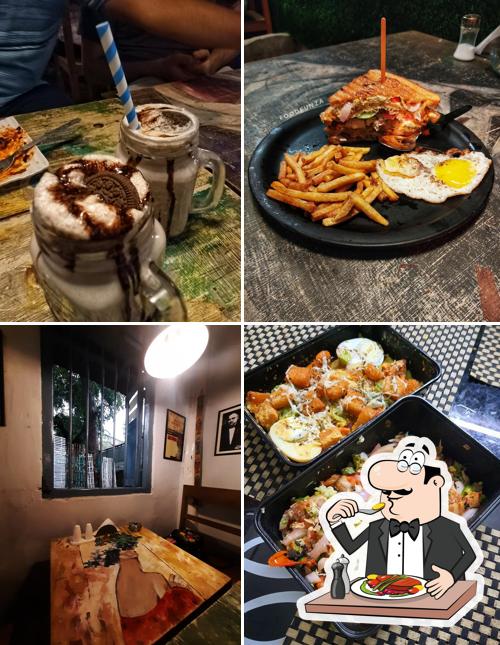 Food at The Art O Adda Cafe