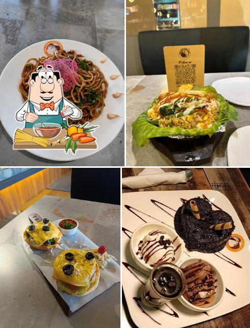 Spaghetti bolognese at The Chocolate Room VIP road (cafe and cake shop)