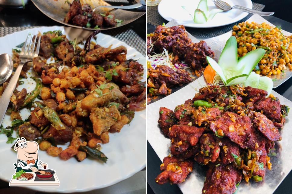 Order meat meals at Chemistry Family Bar