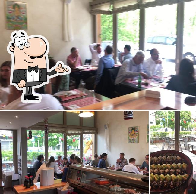 Gli interni di Hum Kitchen