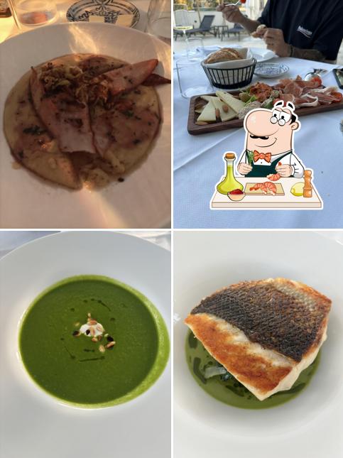 Gamberetti e grana al Kolonada Restaurant