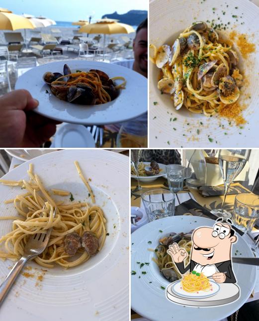 Spaghetti alla carbonara al Malibù poetto
