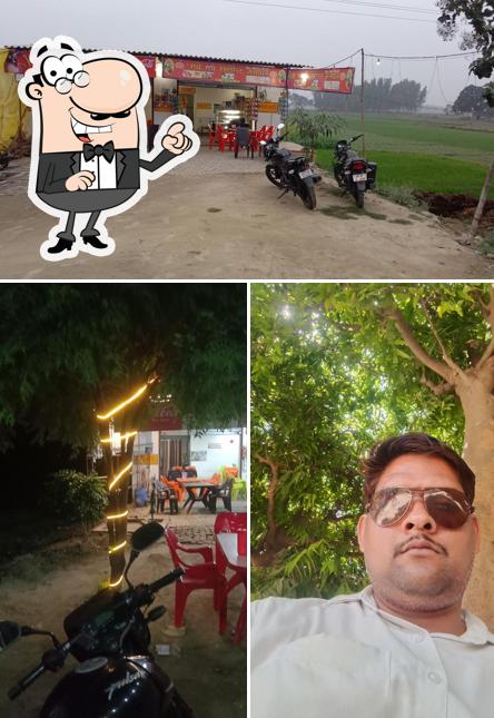Among different things one can find exterior and food at Radhe Radhe Restaurant Jalpan