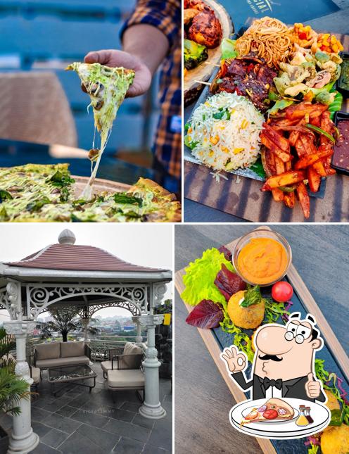 Pick pizza at CLUB AERIES - SKYBAR & KITCHEN