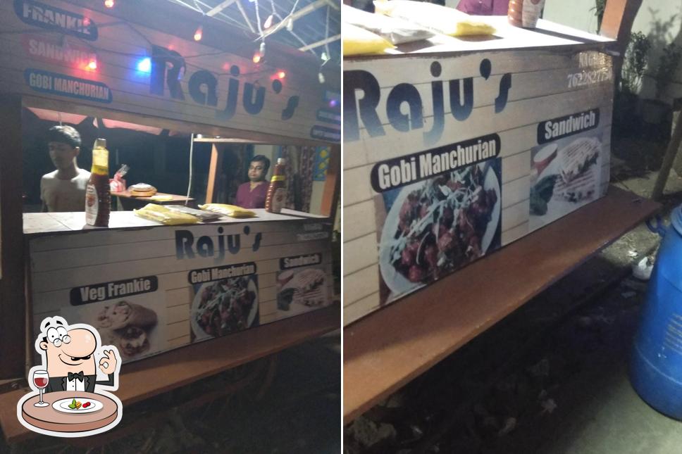 Food at Raju Frankie