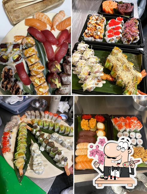 Prova le varie opzioni di sushi