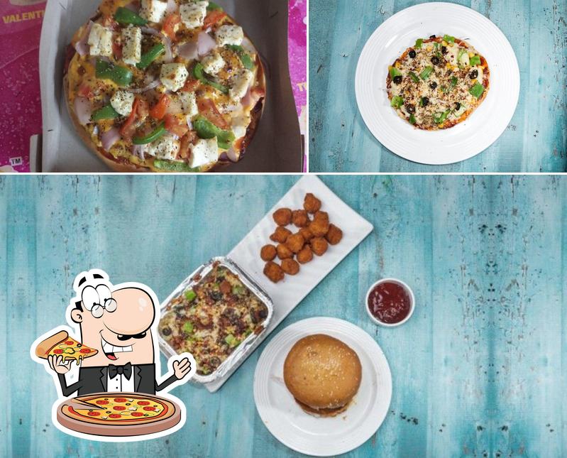 Try out pizza at The Pasta