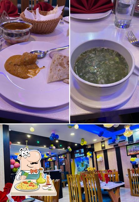 The photo of The Saffron Garden’s food and interior