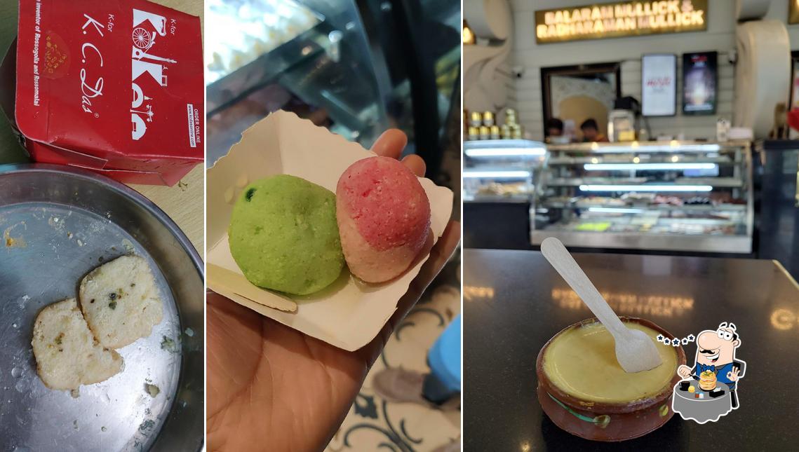 Food at k.c.das Sweets