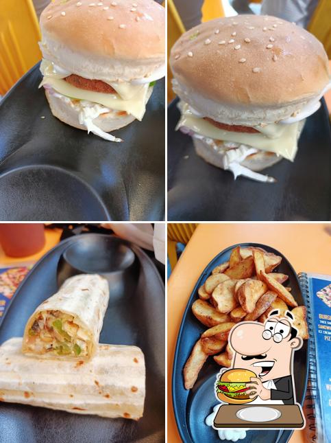 Get a burger at CB Cafe