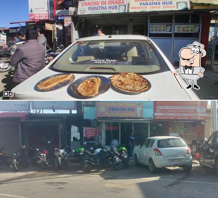 Take a look at the outside area of Chachu Da Dhaba