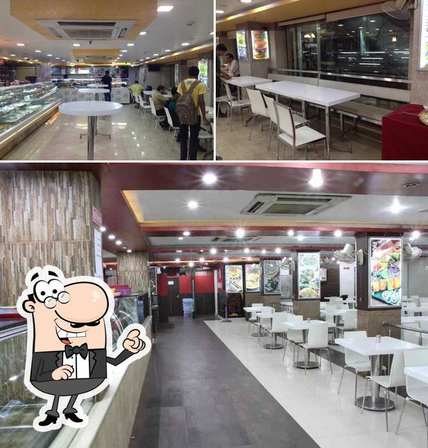 The interior of Haldiram