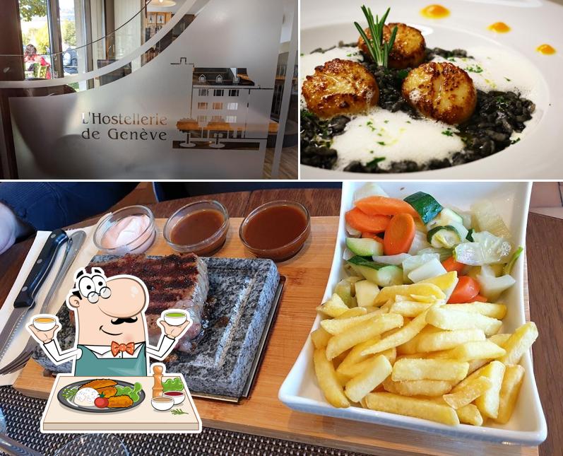 Cibo al Hostellerie de Genève
