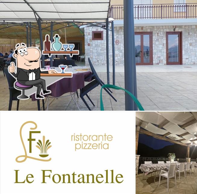 Gli interni di Le Fontanelle
