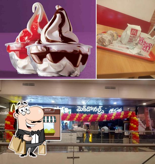 The exterior of McDonald's