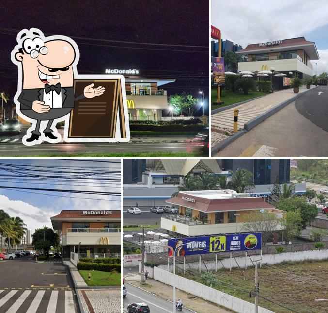 Veja imagens do exterior do McDonald's