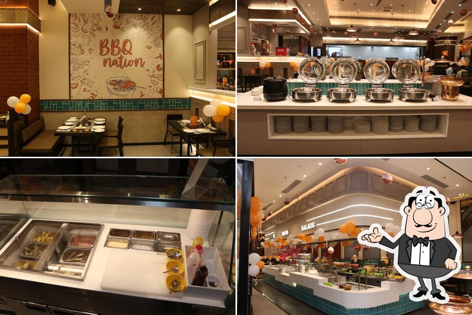 The interior of Barbeque Nation - Kolkata - Acropolis Mall