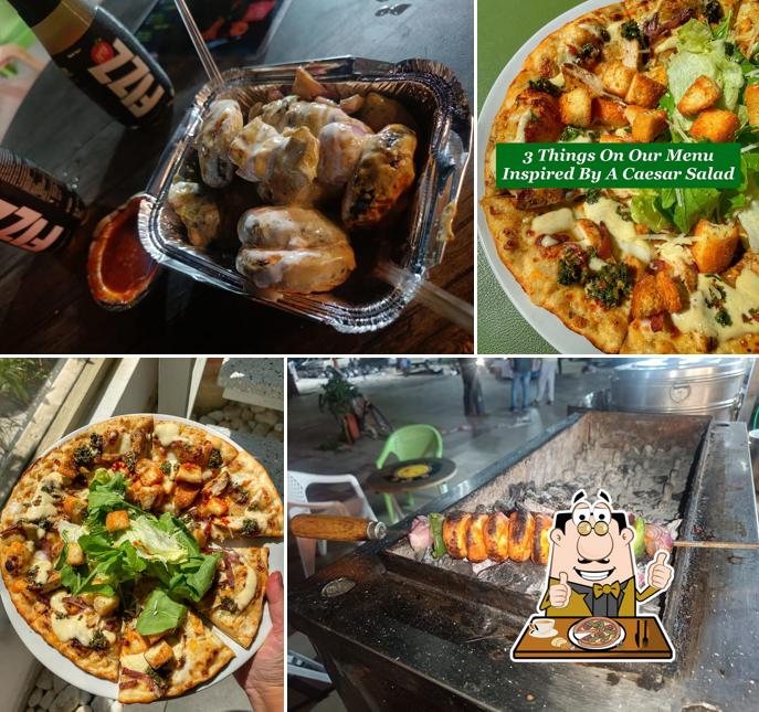 Get pizza at Evergreen Food Point