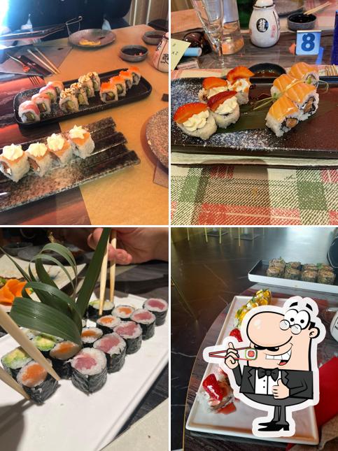 Scegli le diverse opzioni di sushi