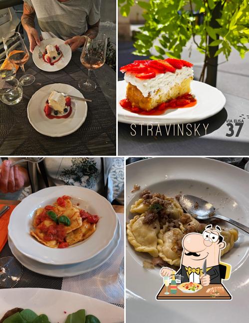 Cibo al Ristorante enoteca StraVinSky