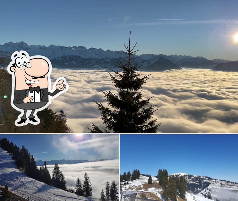 Goditi la vista dagli esterni di Unterstetten