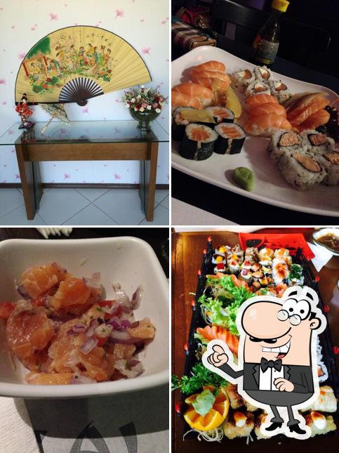 O interior do Bonsai Sushi