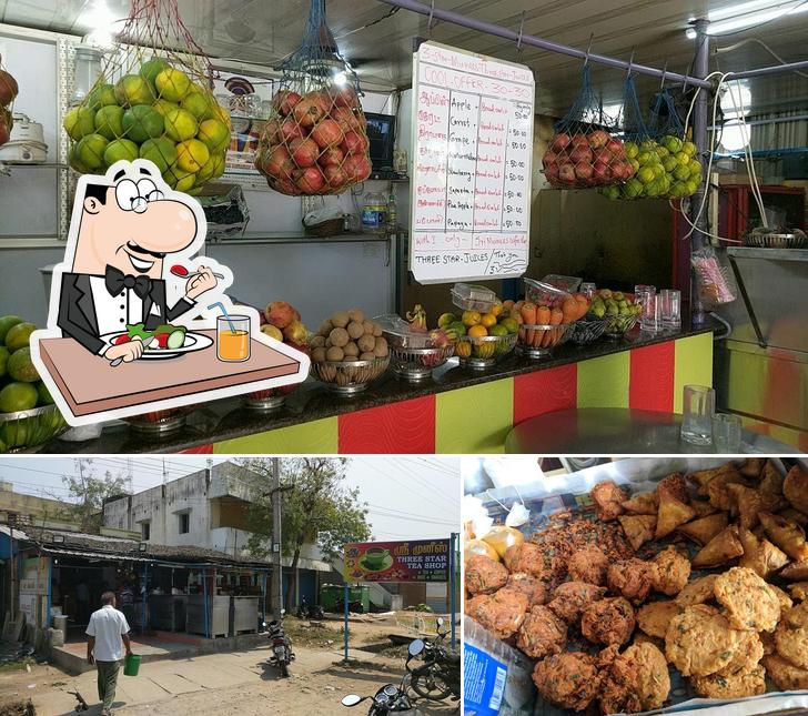 Three Star Tea Shop is distinguished by food and exterior