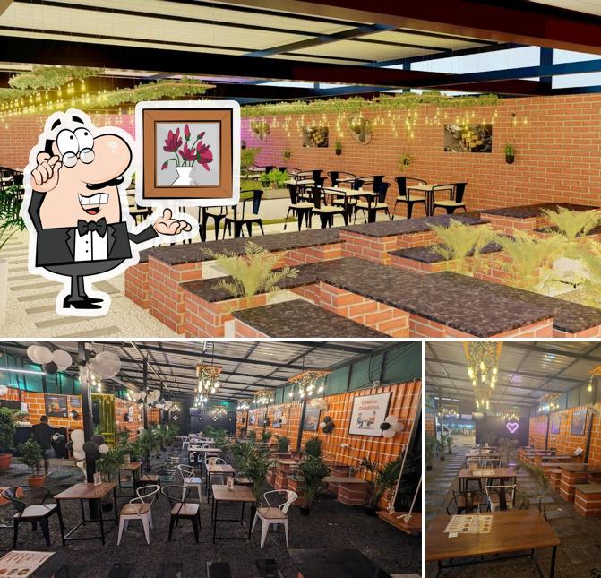 The interior of Bagara Biryani Cafe
