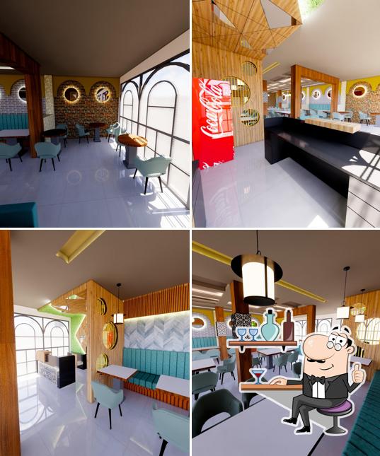 The interior of Mehfil Family Restaurant
