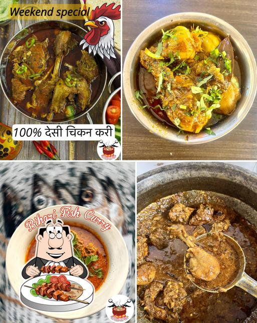 Food at Mutton Bullet Wala