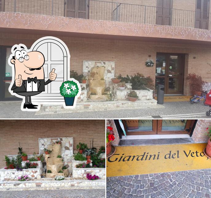 Goditi la vista dagli esterni di Osteria I Giardini Del Vetojo