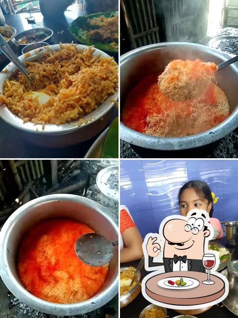 Food at Blue Star Hotel Biryani