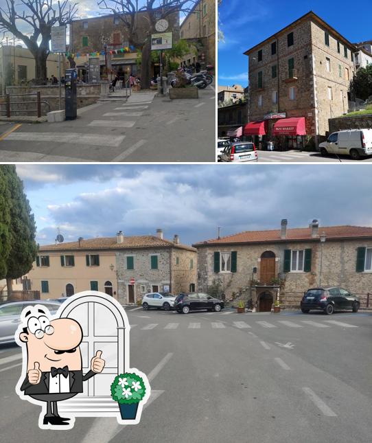 Curiosa tra la parte esterna di Bar II Glicine