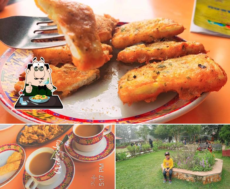 This is the picture displaying food and exterior at HPTDC Cafe Lalit Kufri