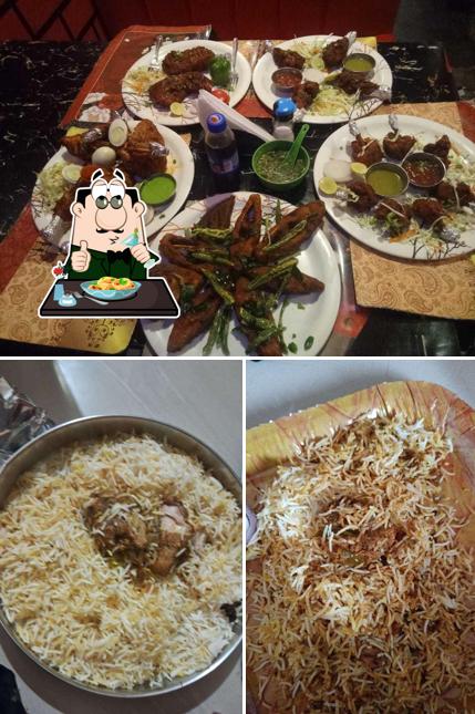 Check out the photo depicting food and beverage at Lucky Food Court