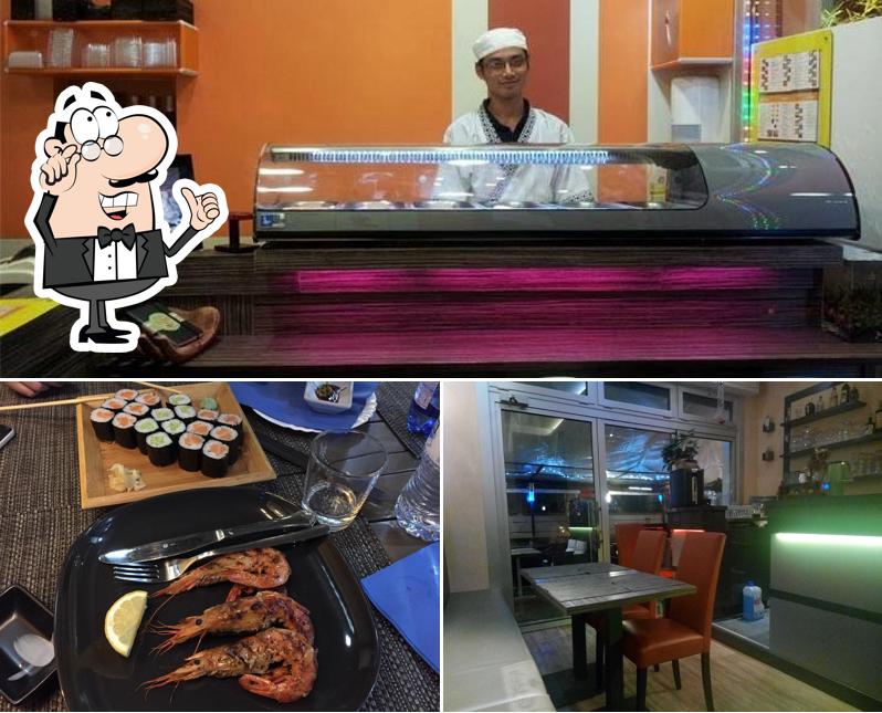 Gli interni di Sushi Boutique