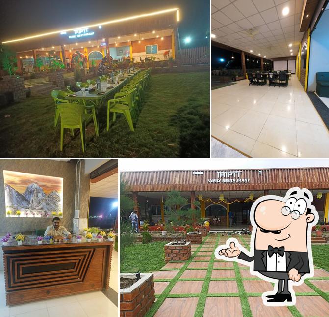 The interior of TRIPTI FAMILY RESTAURANT